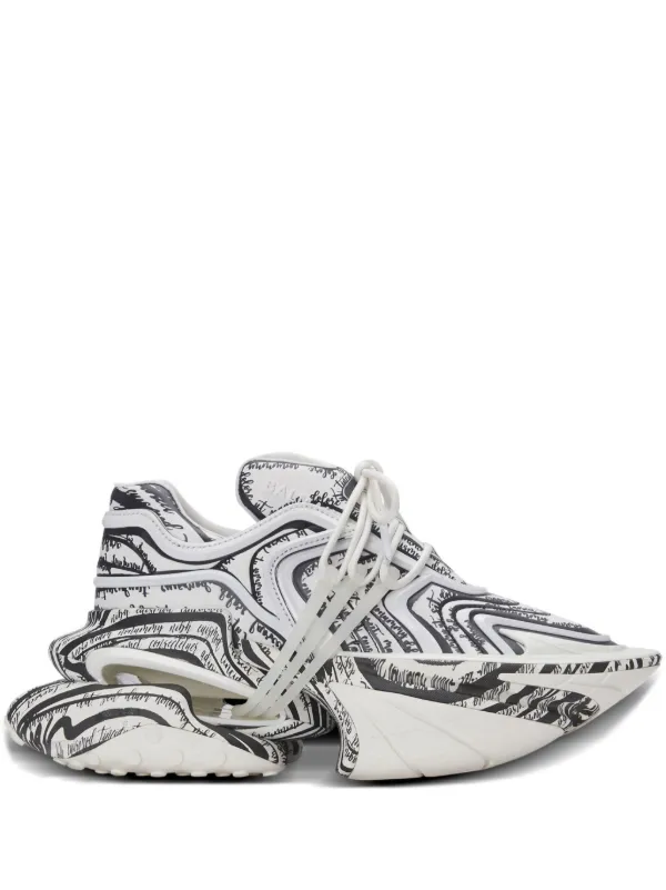 【関税込み】Balmain ホワイト&パープル Unicorn スニーカー 26986814_56557025_600.jpg