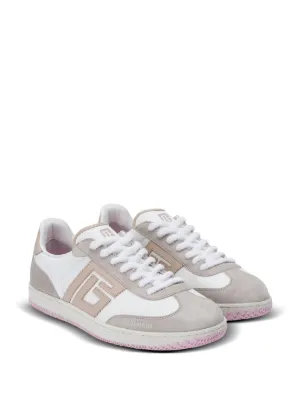 スニーカー BALMAIN Swan sneakers - Balmain - Leather - Beige Balmain Swan trainers in mirror-effect leather - Men | BALMAIN