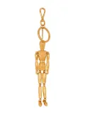 Balmain brass Mannequin key ring - Gold