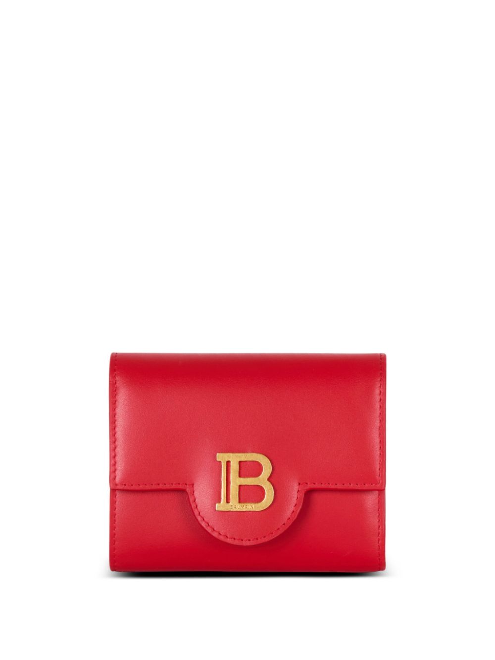 Balmain logo-plaque wallet Women