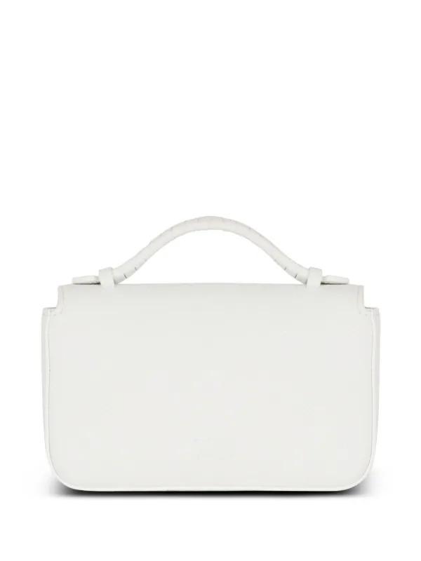 Balmain B-Buzz 17 Mini Bag | White | FARFETCH