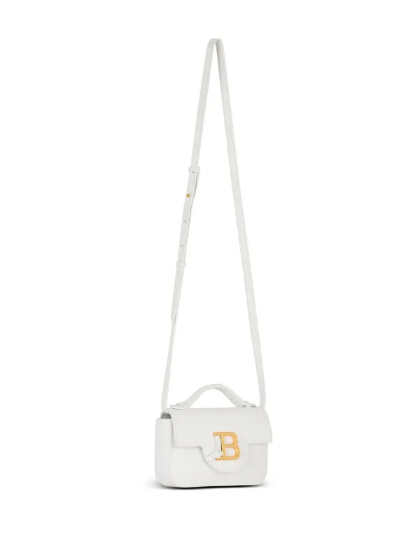 Balmain B-Buzz 17 Mini Bag | White | FARFETCH