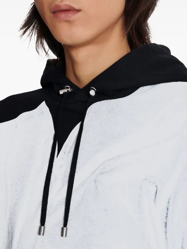 Balmain プリント パーカー | ブラック | FARFETCH JP