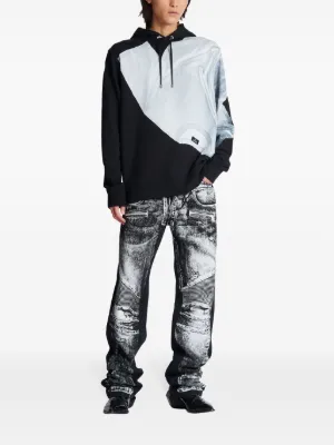 BALMAIN 売れ筋商品|||バルマン パーカー・スウェットシャツ アウター レディース Sweatshirts Blue Printed Balmain Paris sweatshirt blue blue - Women | BALMAIN