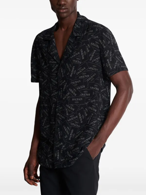 brushed-effect logo-print jumper 
