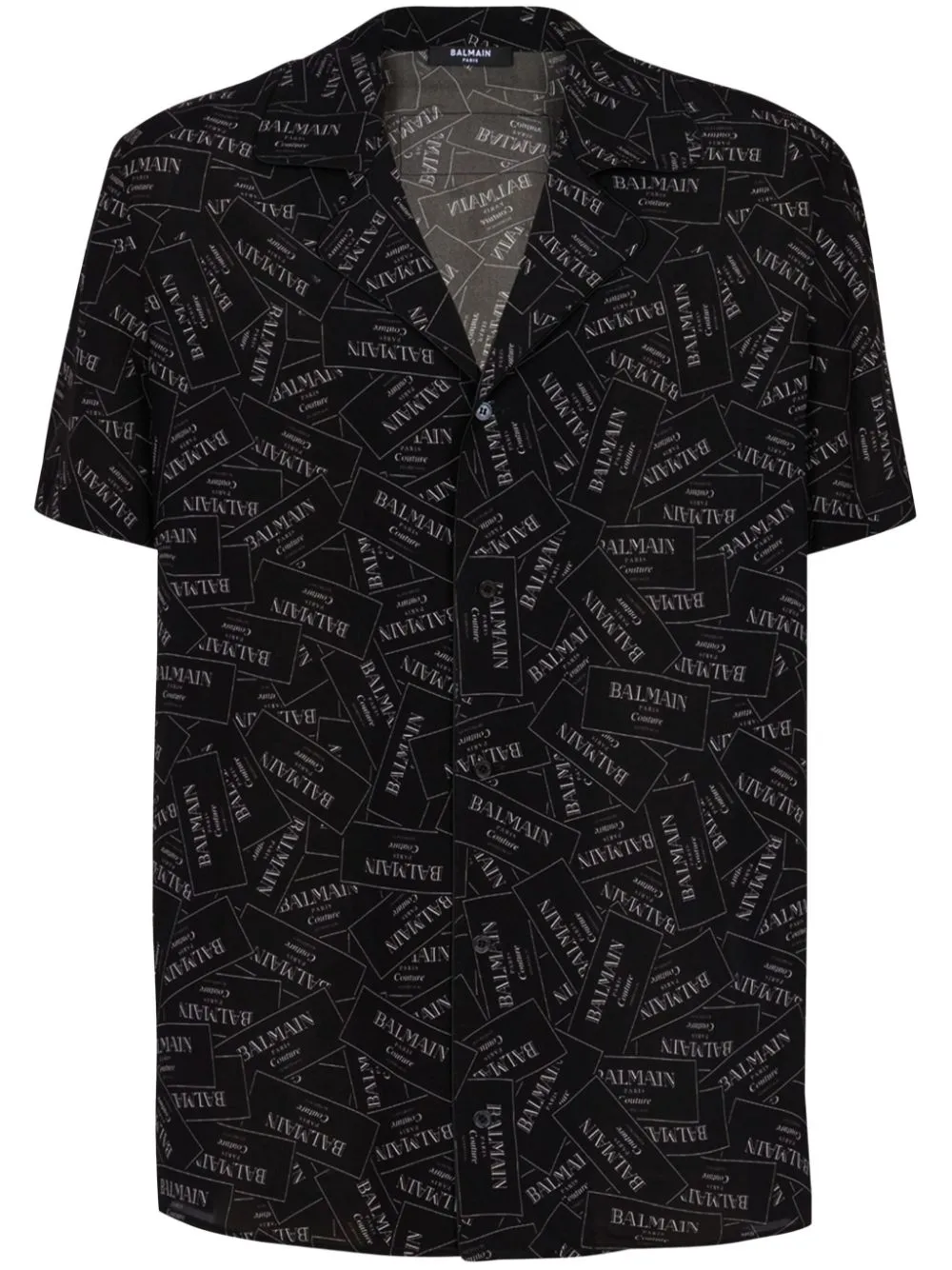 logo-print shirt