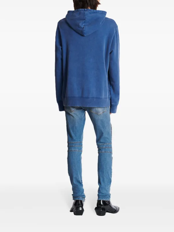 パーカー・フーディ Balmain Dark Blue Vintage Hoodie With Embroidered Logo Vintage Balmain embroidered hoodie navy navy - Men | BALMAIN