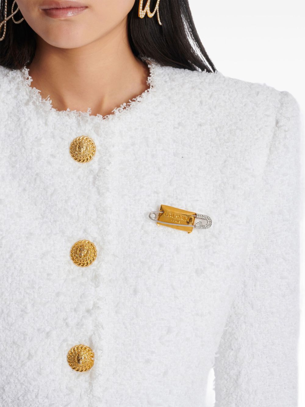 Balmain Veiligheidsspeld broche - Goud