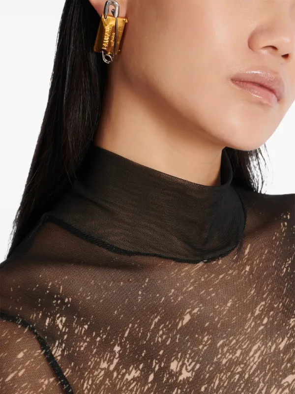 Balmain Safety Pin Earrings | Gold | FARFETCH