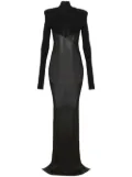 Balmain panelled maxi dress - Black