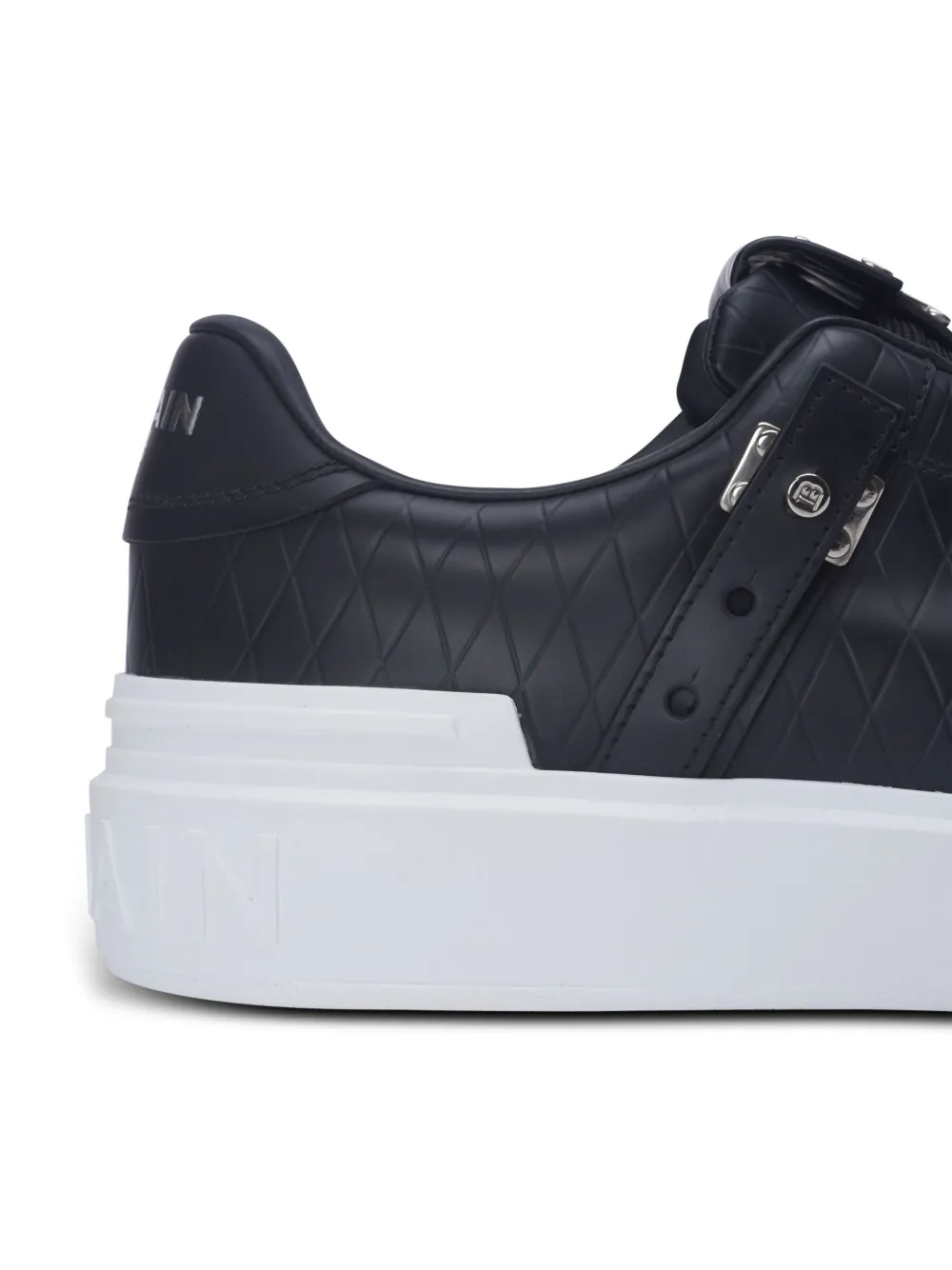 Balmain B-Court B-Buzz Sneakers | Black | FARFETCH TR