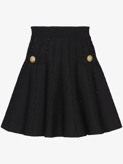 Balmain jupe à rayures