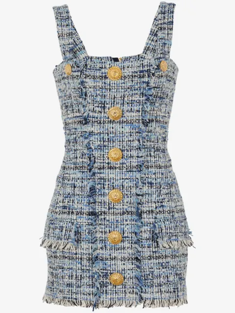 Balmain Minikleid aus Tweed