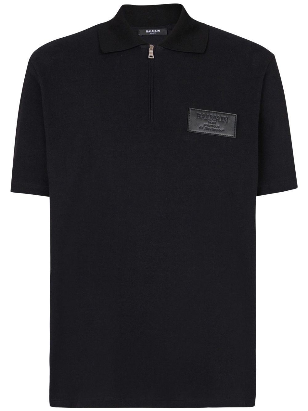 Balmain cotton polo shirt - Black