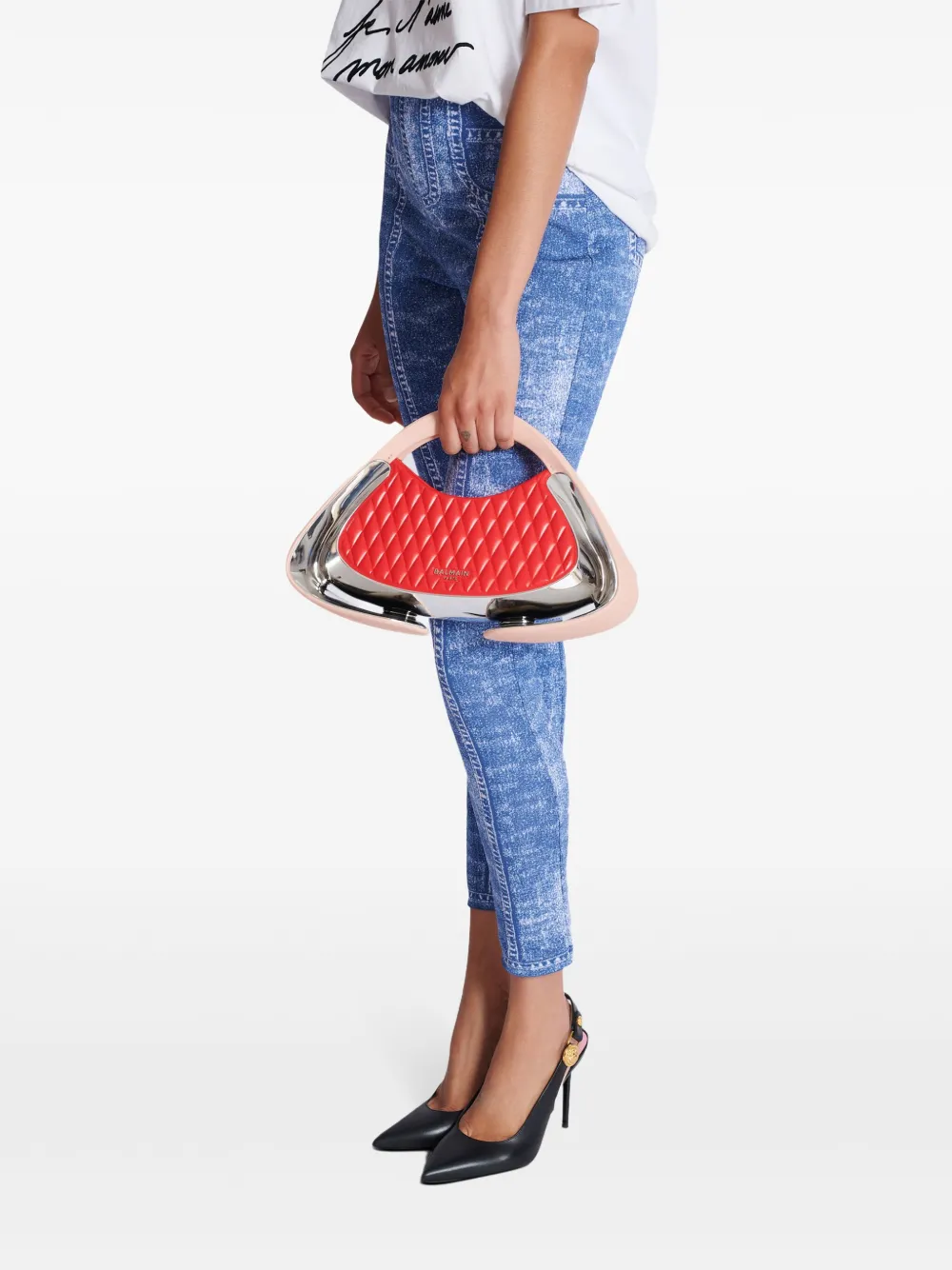 Balmain Jolie Madame shopper Rood