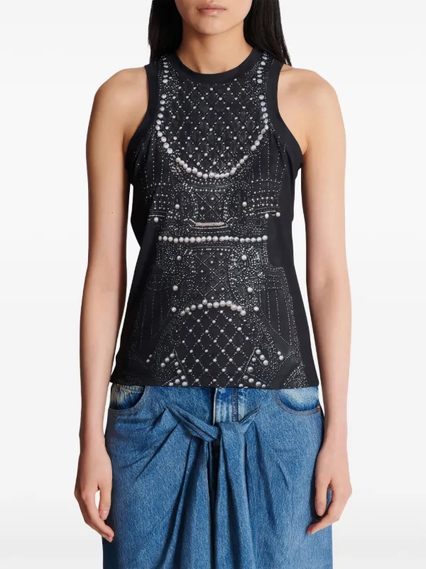sequin-embellished skirt