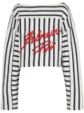 Balmain striped top - White