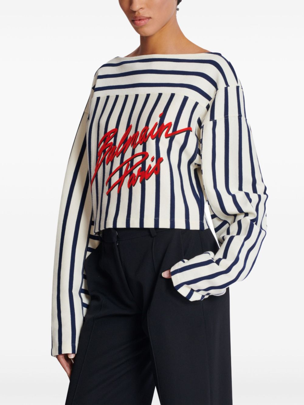 Affordable Balmain striped top Women