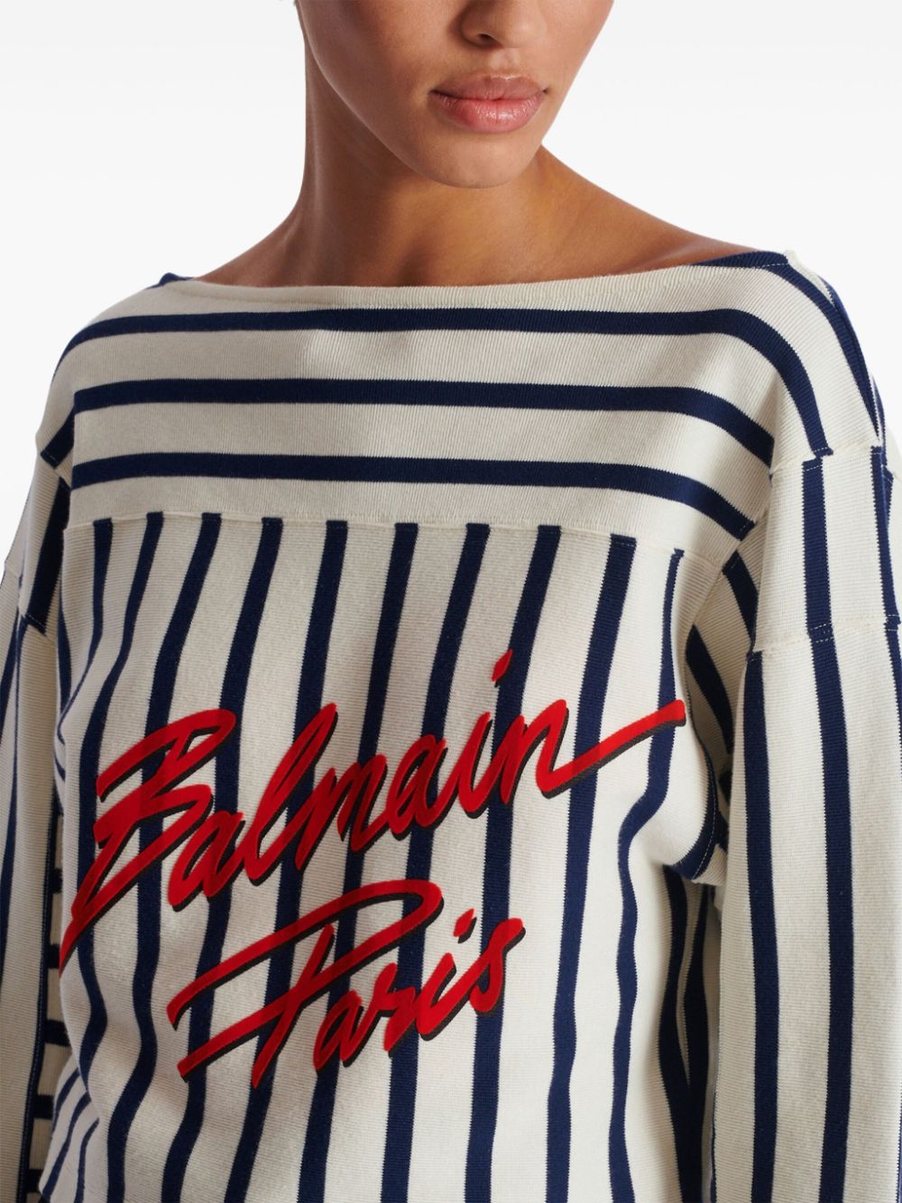 Affordable Balmain striped top Women