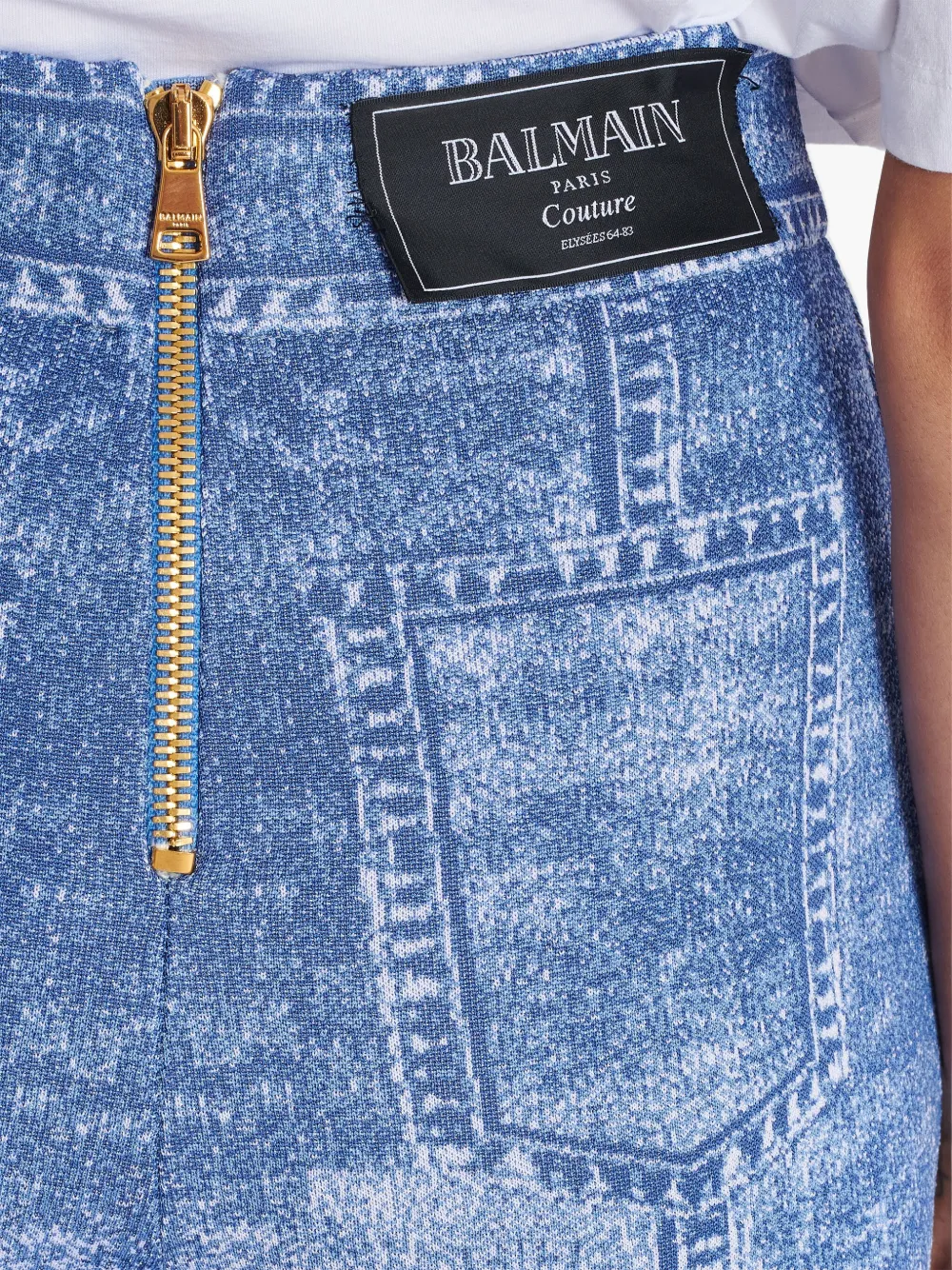 Balmain monogram-jacquard leggings | Image 7
