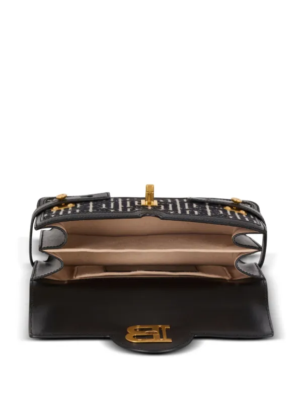 Balmain CF1SG008WB086UC 関税送料込 Balmain B-Buzz 24 Shoulder Bag | Black | FARFETCH