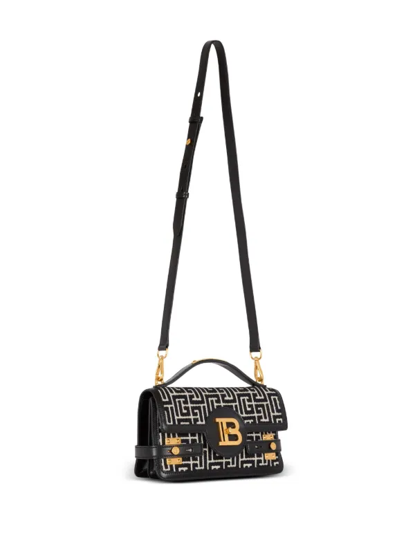 Balmain B-Buzz 24 Shoulder Bag | Black | FARFETCH