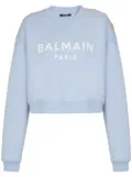 Balmain printed sweatshirt - Blue