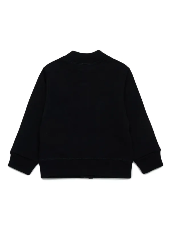 DSQUARED2 KIDS Icon-print zip-up Sweatshirt Black FARFETCH