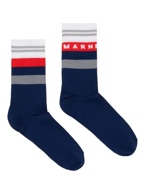 Marni Kids logo-embellished socks