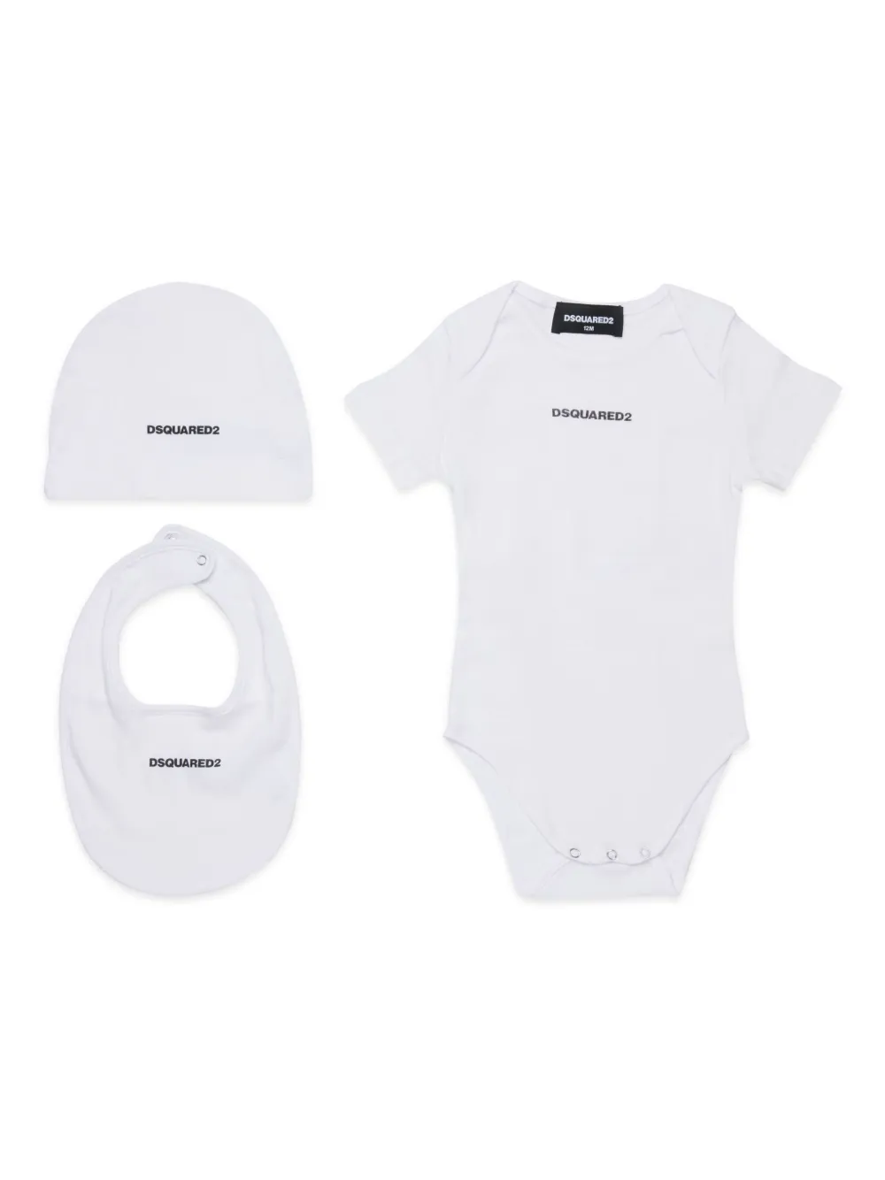 DSQUARED2 KIDS Katoenen romper Wit