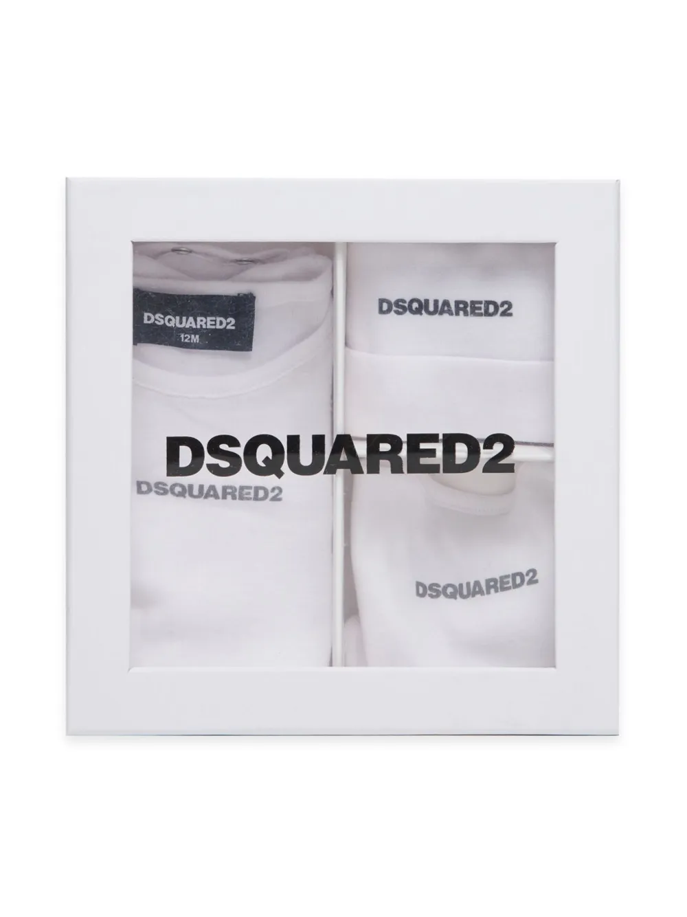 DSQUARED2 KIDS Katoenen romper Wit