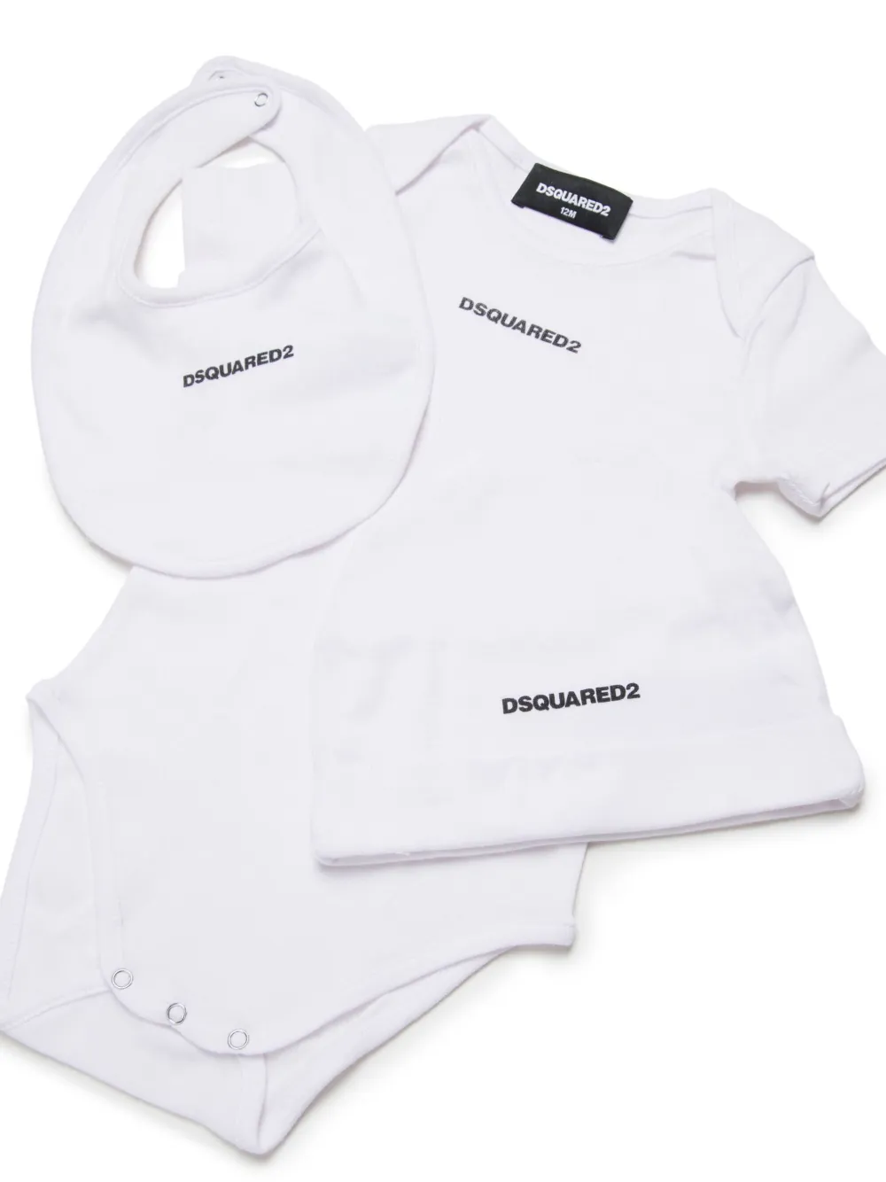 DSQUARED2 KIDS Katoenen romper Wit