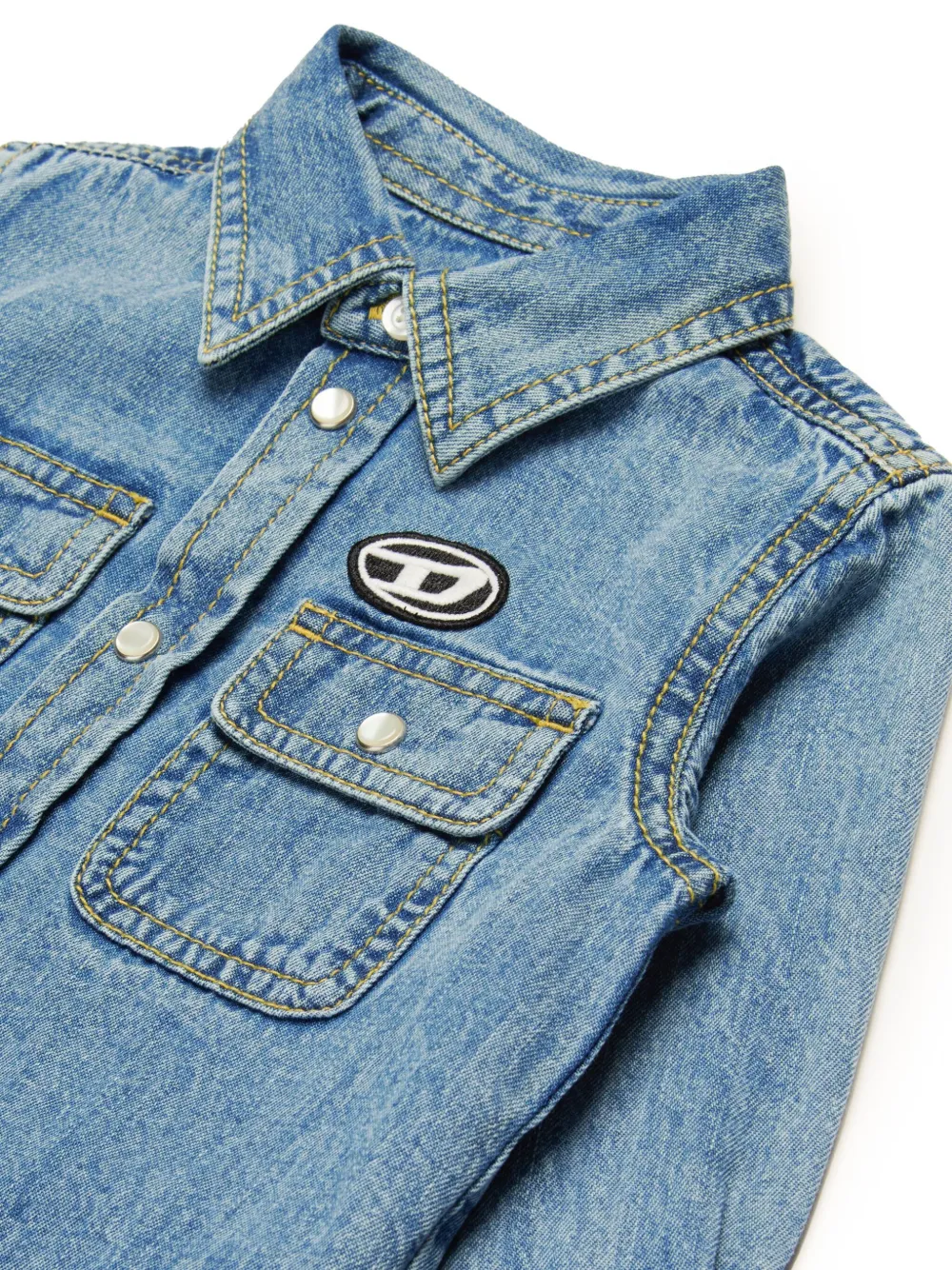 Diesel Kids Spijkershirt Blauw