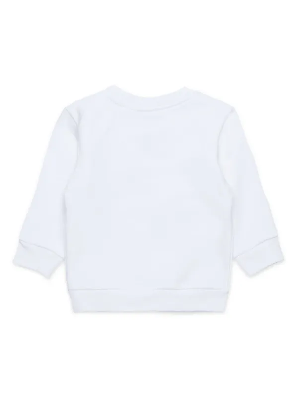 スウェット・トレーナー Marni Sweatshirts White White organic cotton sweatshirt with mini logo | Marni