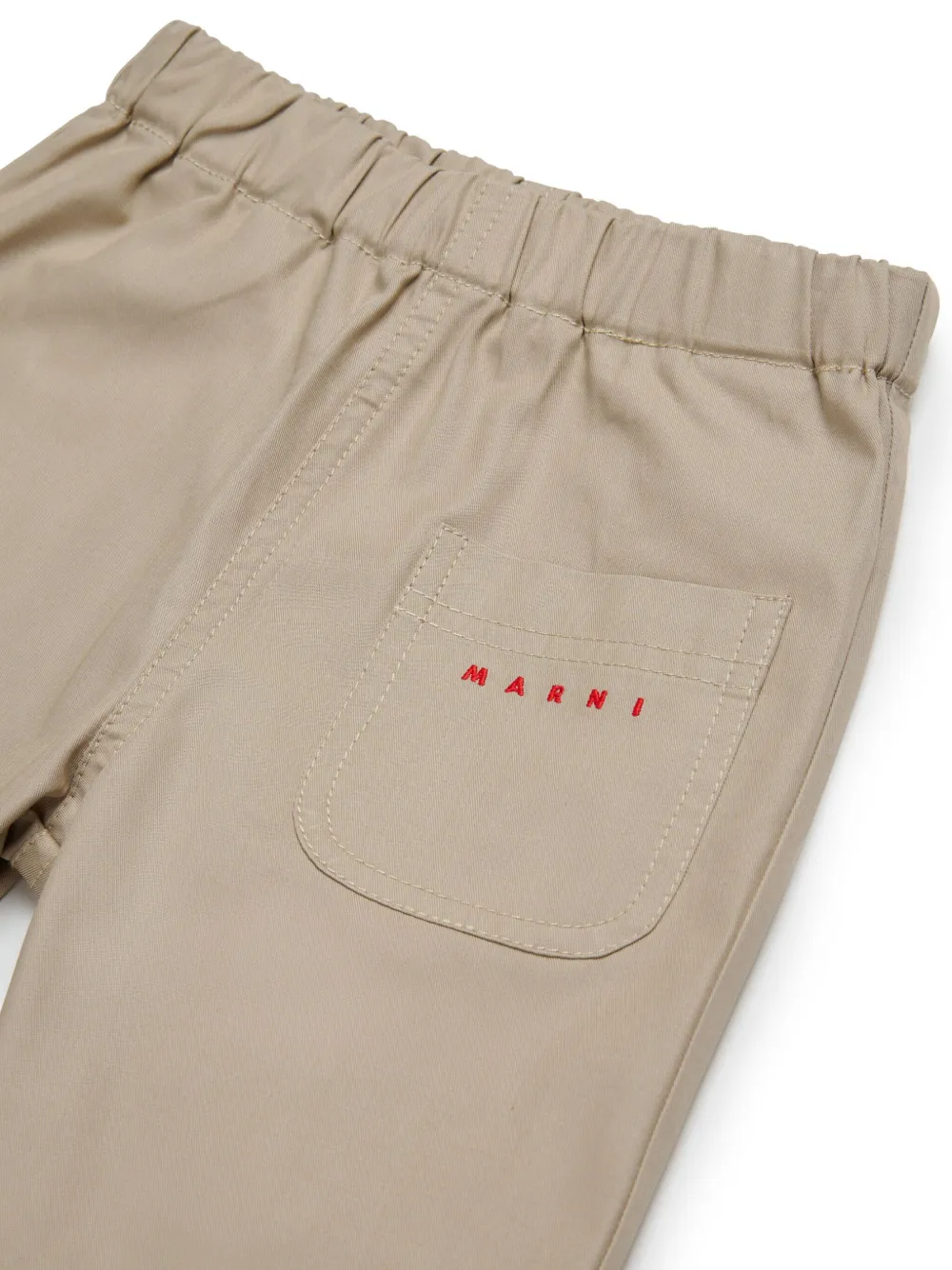 Marni Kids Katoenen broek Beige