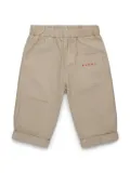 Marni Kids cotton trousers - Neutrals