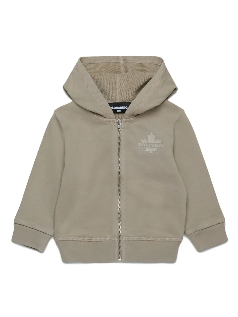 DSQUARED2 KIDS Hoodie met rits Beige