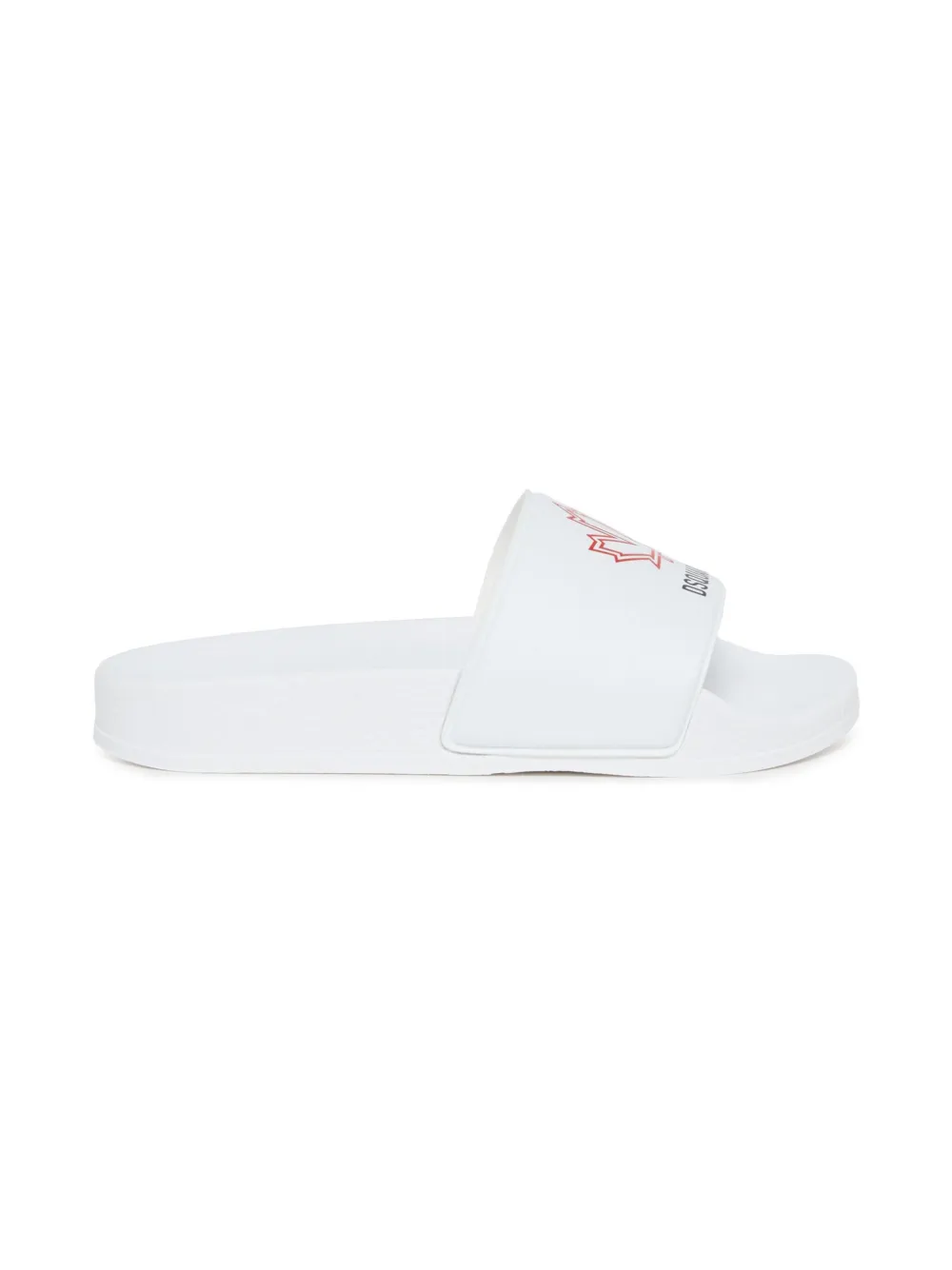 DSQUARED2 KIDS logo-print slides - Wit