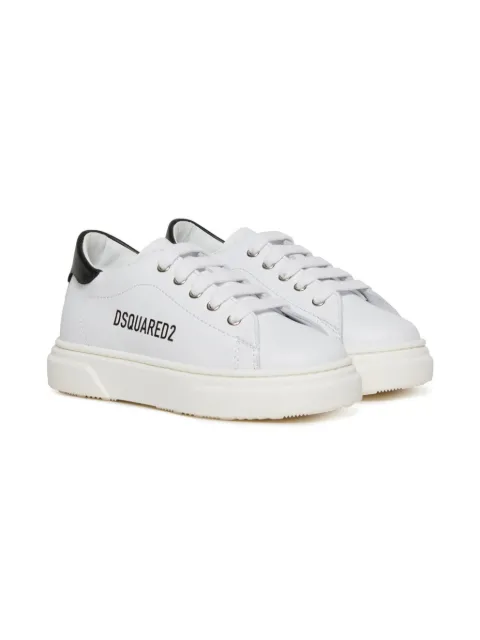 DSQUARED2 KIDS tenis con logo estampado