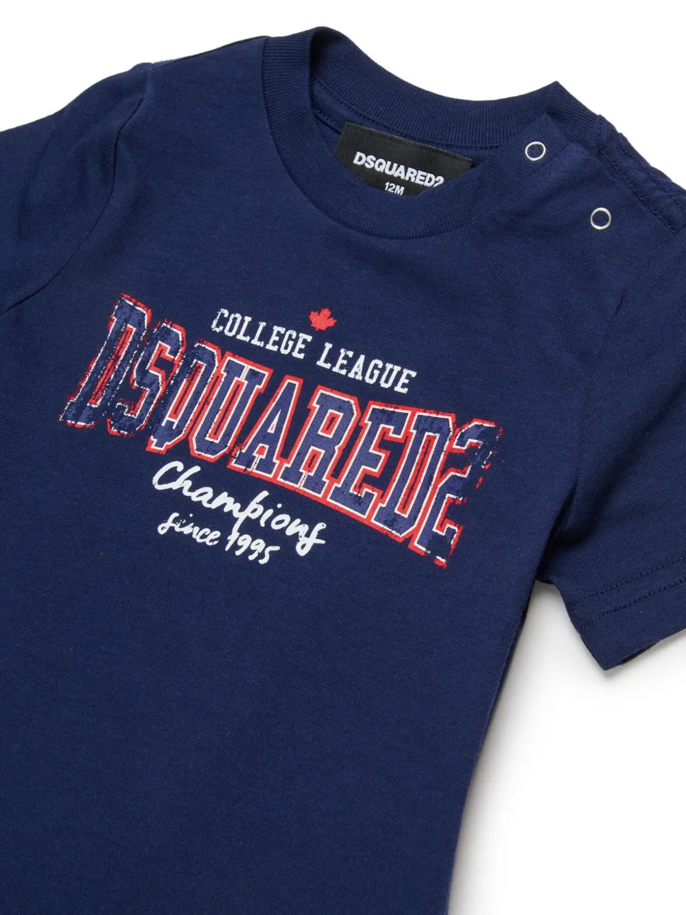 DSQUARED2 KIDS Katoenen T-shirt Blauw