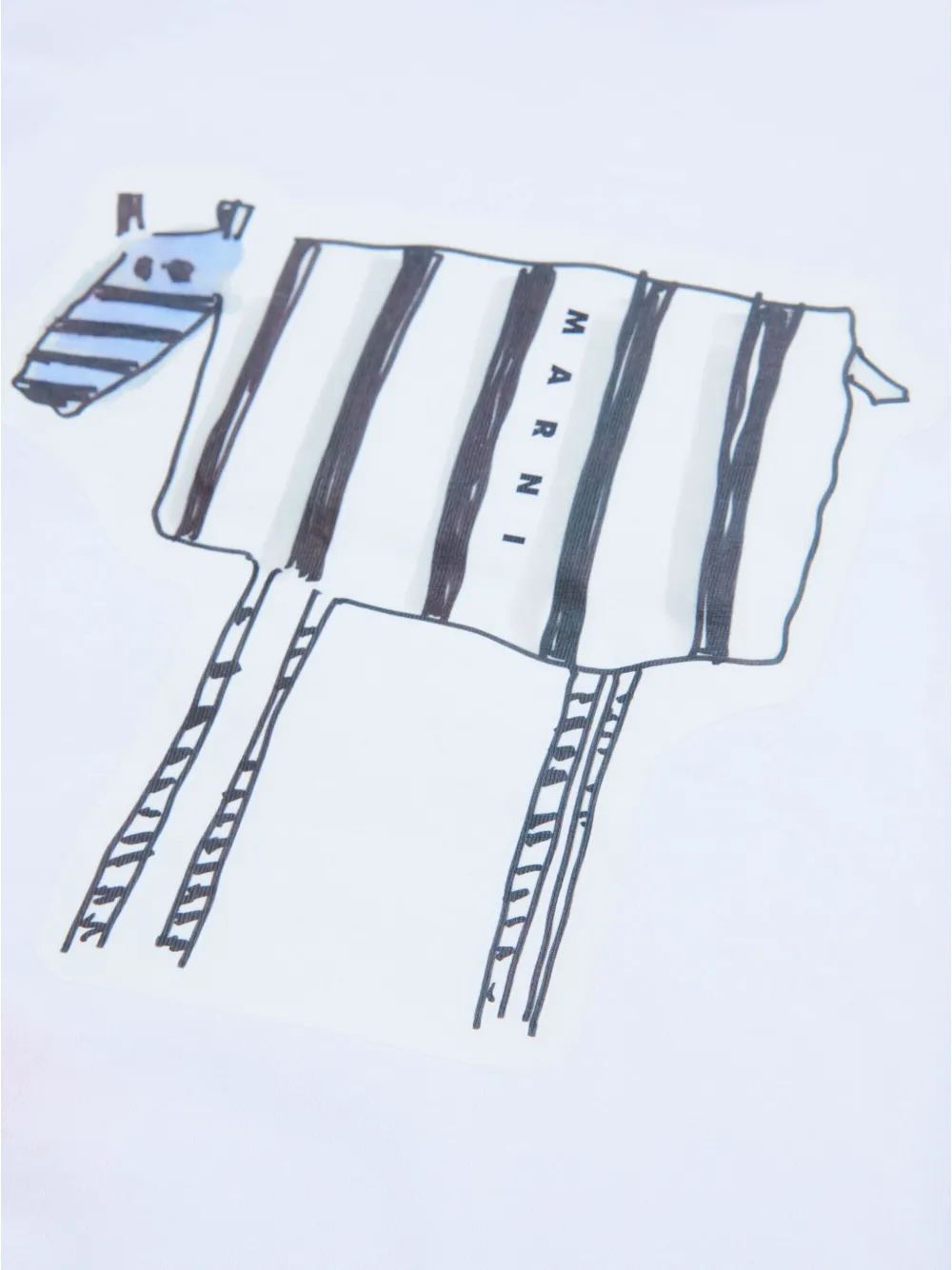 Marni Kids T-shirt met print Wit