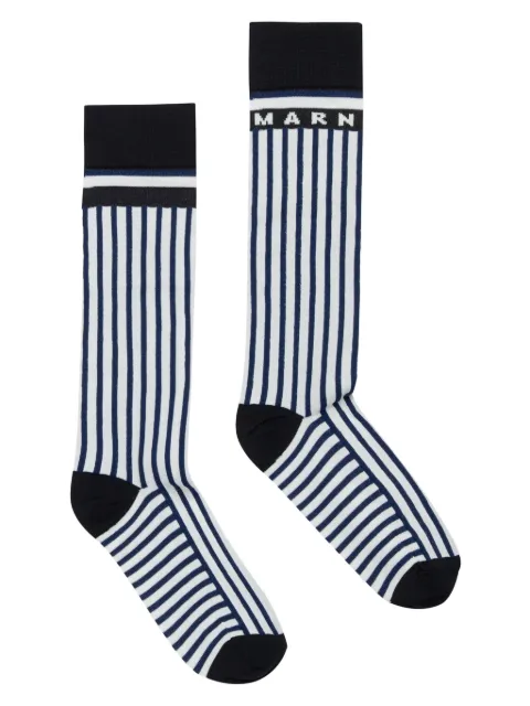 Marni Kids calcetines con motivo de rayas
