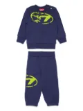 Diesel Kids logo tracksuit - Blue