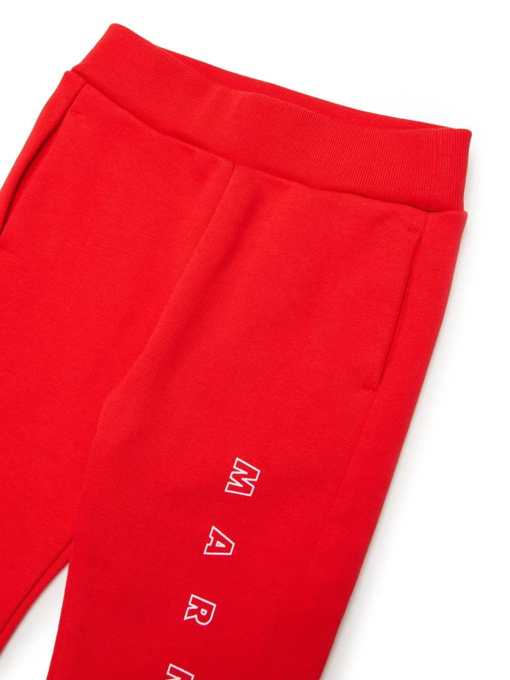 Marni Kids Trainingsbroek met logoprint Rood