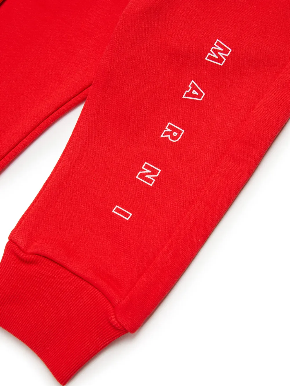 Marni Kids Trainingsbroek met logoprint Rood
