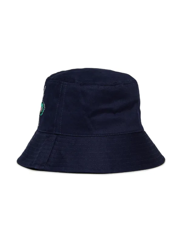 Marni Kids sequin-embellished Bucket Hat | Blue | FARFETCH