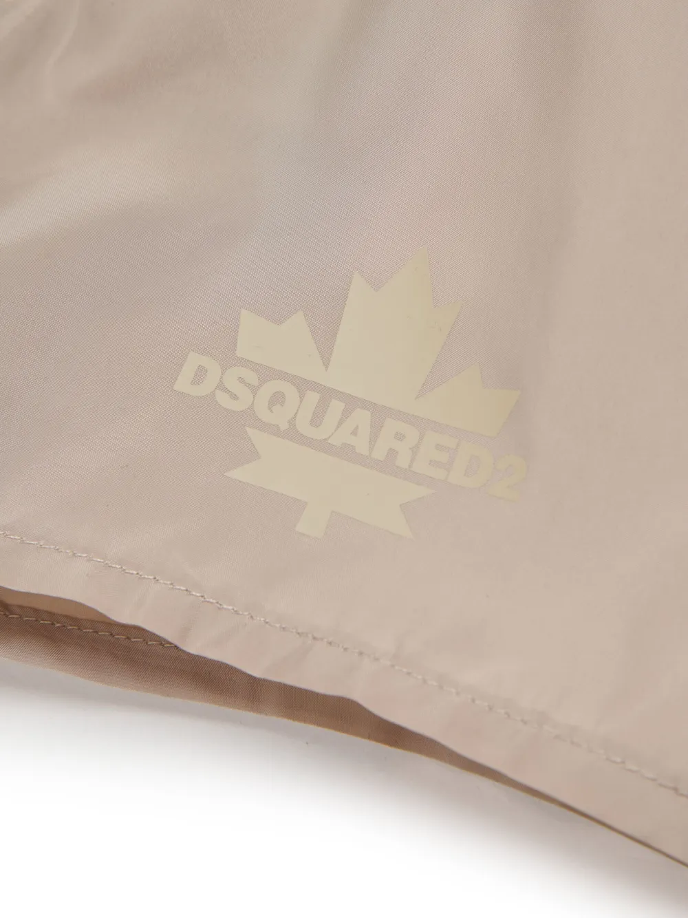DSQUARED2 KIDS Zwembroek met logoprint Beige