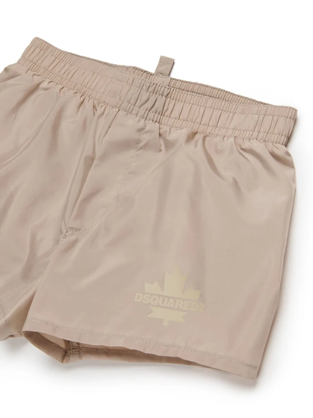 DSQUARED2 KIDS Zwembroek met logoprint Beige