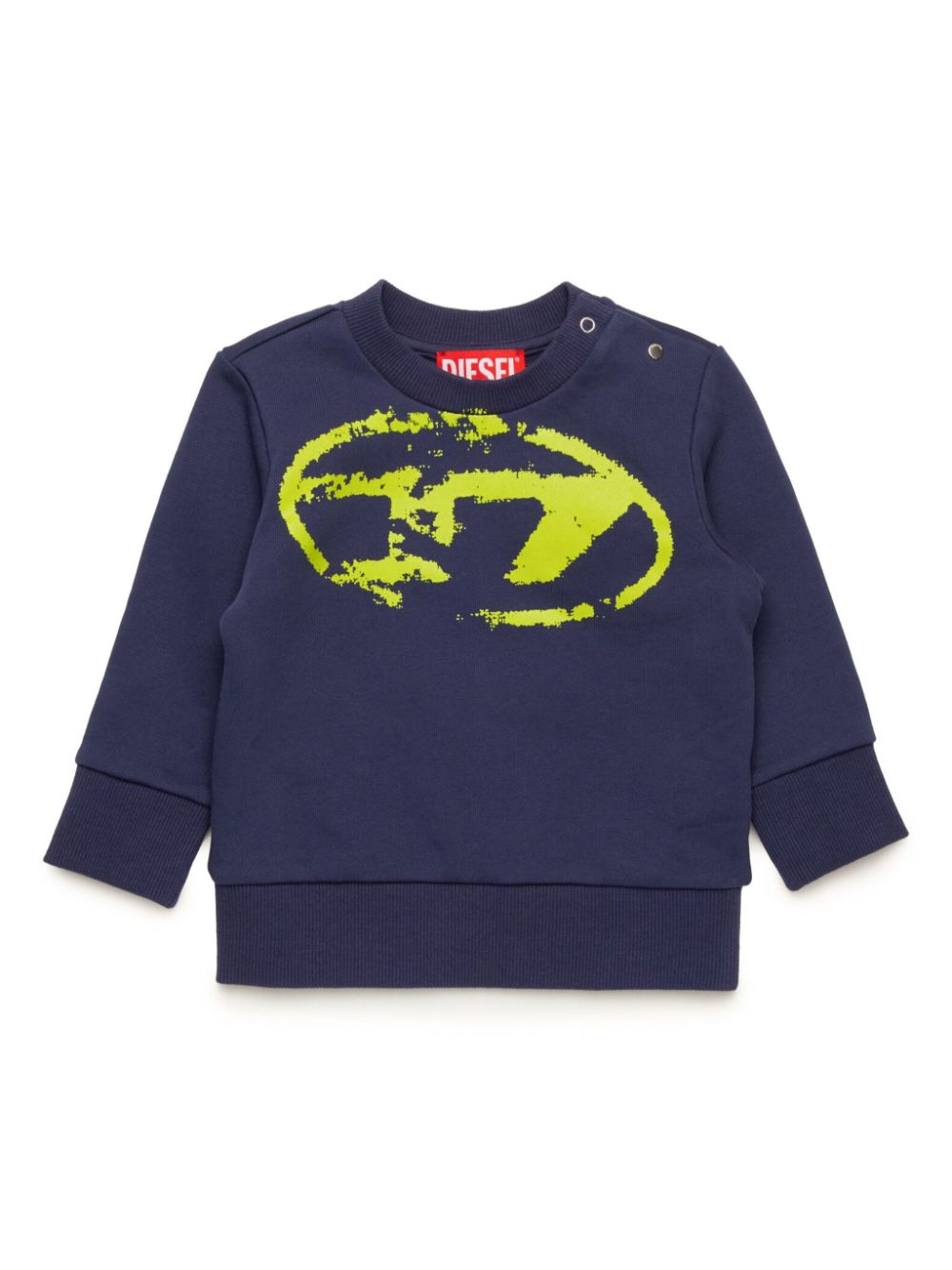 Diesel Kids logo-print sweatshirt - Blue