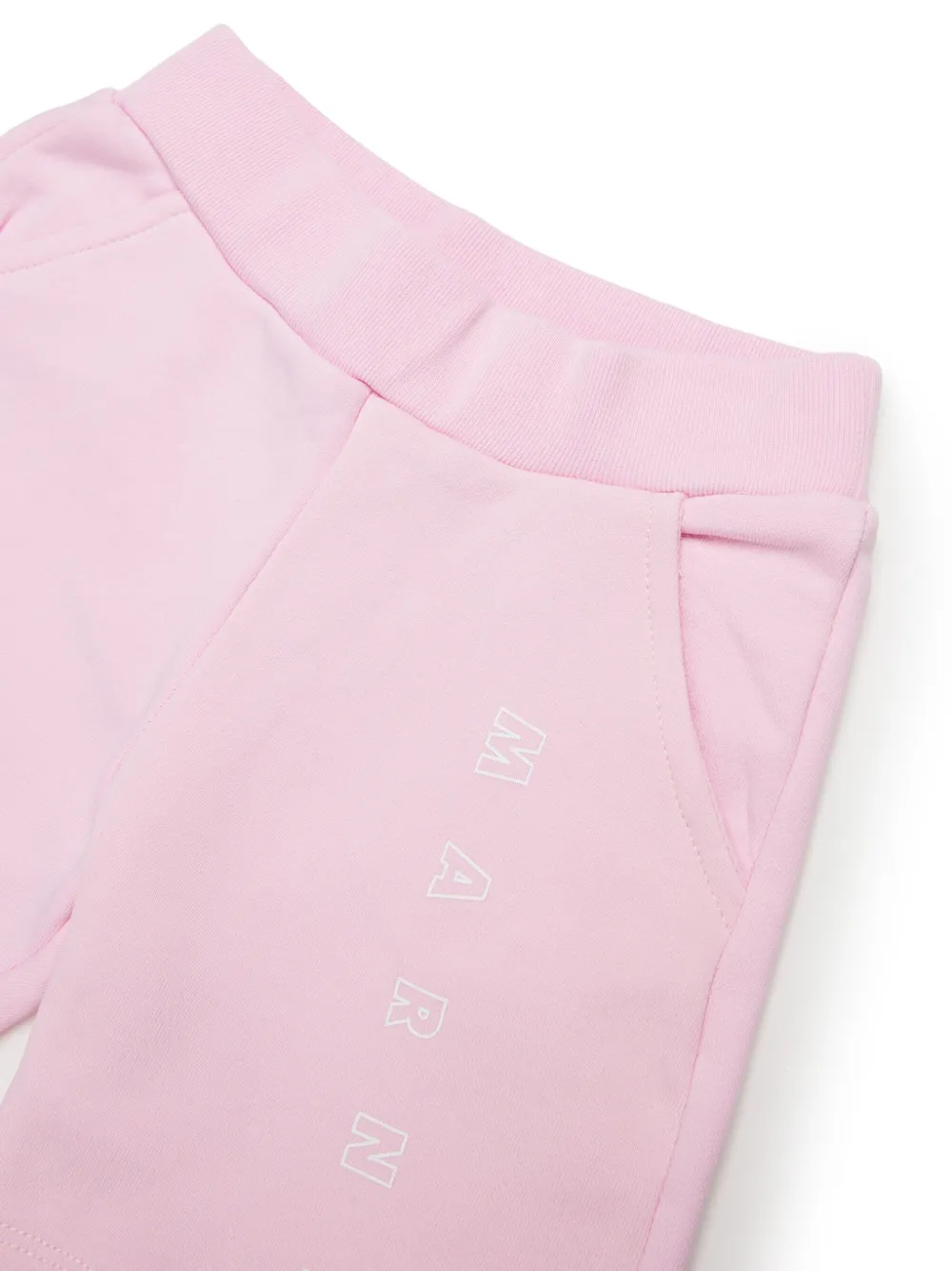 MARNI LOGO-PRINT SHORTS 